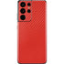Red Carbon Fiber Specialty Material Galaxy S21 Ultra 5G Skin